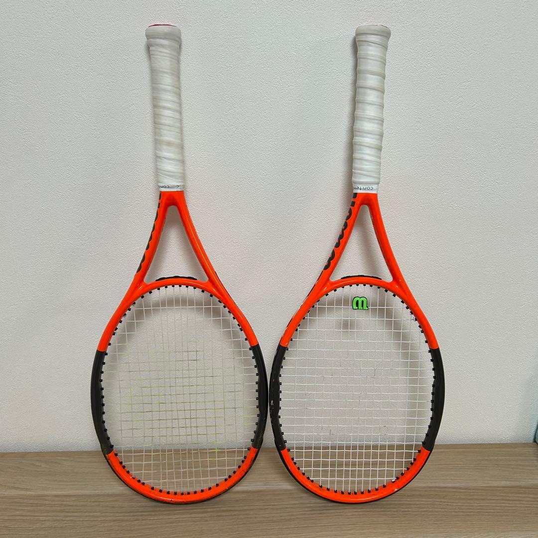 ウィルソン　BURN95 v2.0テニスラケット 2本セット