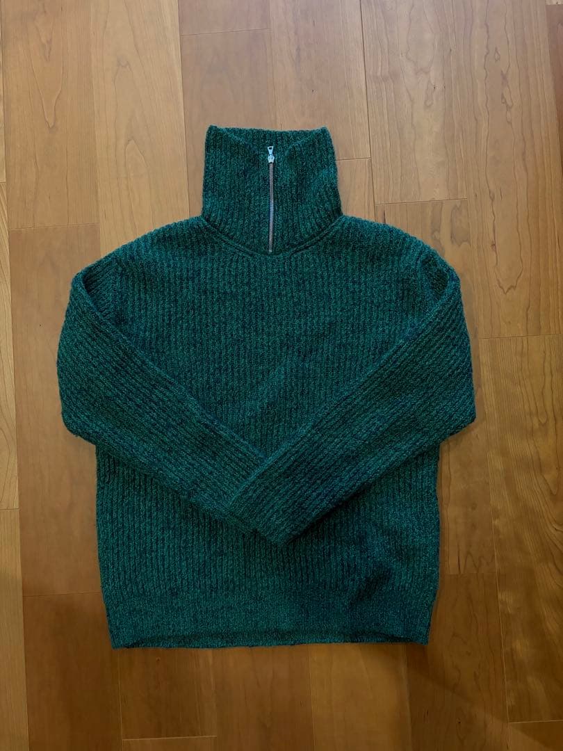 【3連休限定値下げ】auralee KNIT ZIP TURTLE