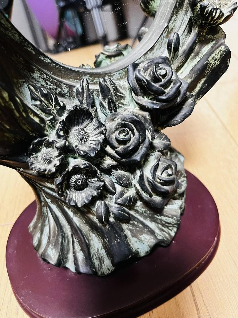 アールヌーボー　スタンドミラー