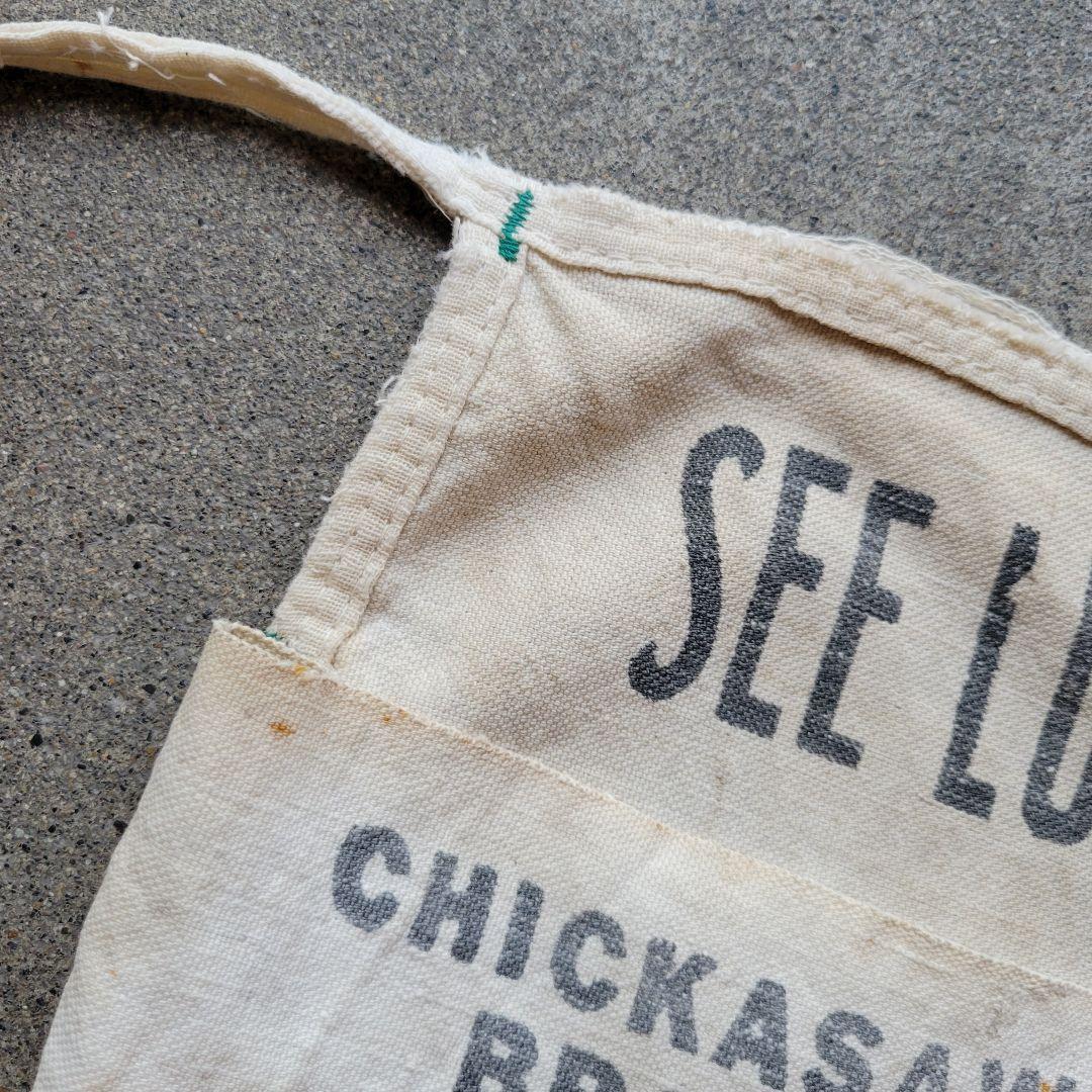 40's～vintageworkapronサコッシュUSA古着