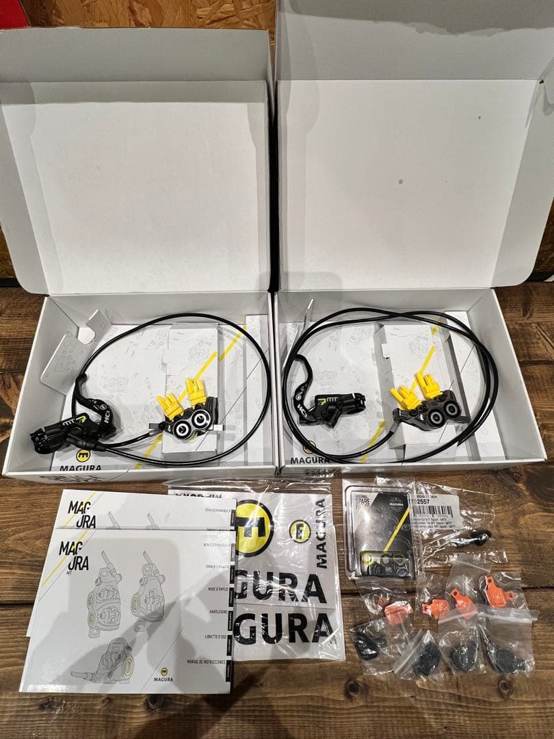 MAGURA マグラ　mt7 pro hc3レバー付　前後セット