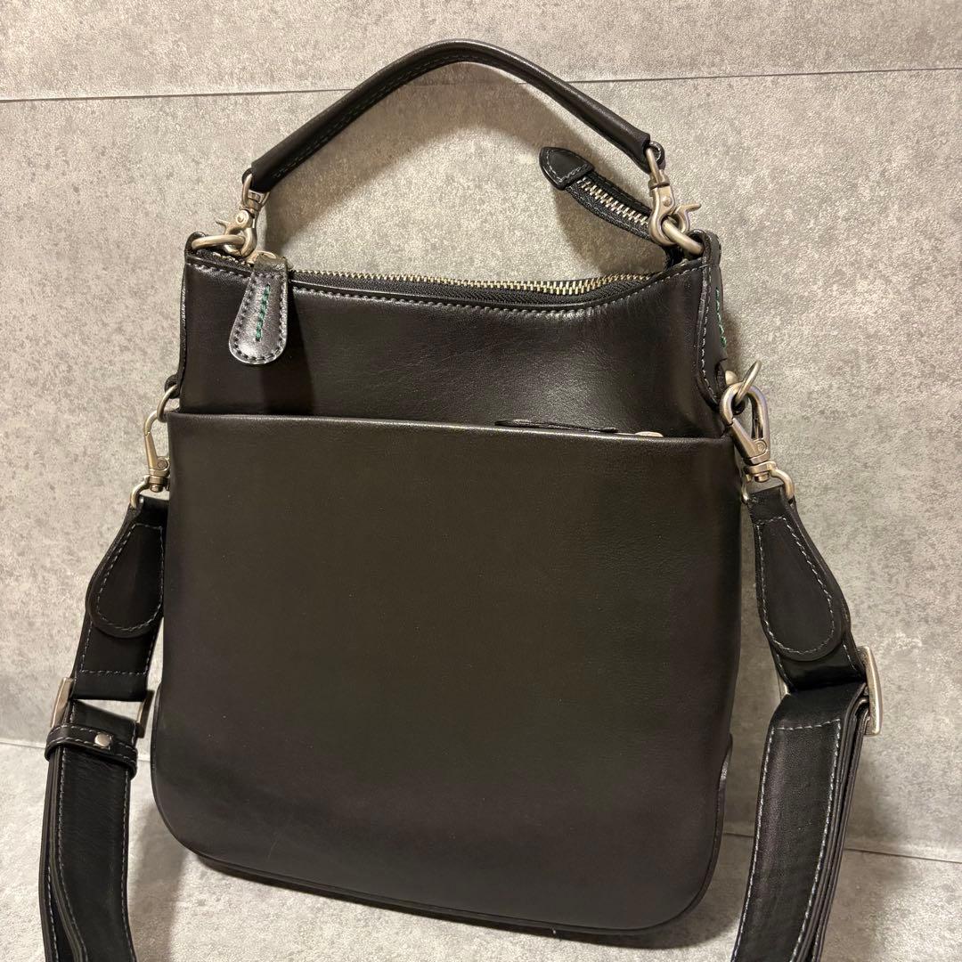 【美品】SOMES SADDLE ソメスサドル レザー　ショルダーバッグ