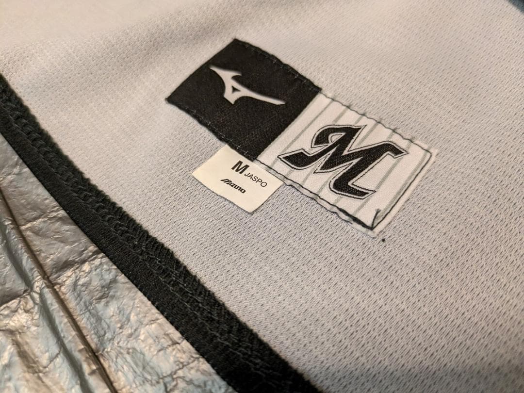 千葉ロッテマリーンズ 和田康士朗 63 M ユニフォーム BSW　黒 紫青①