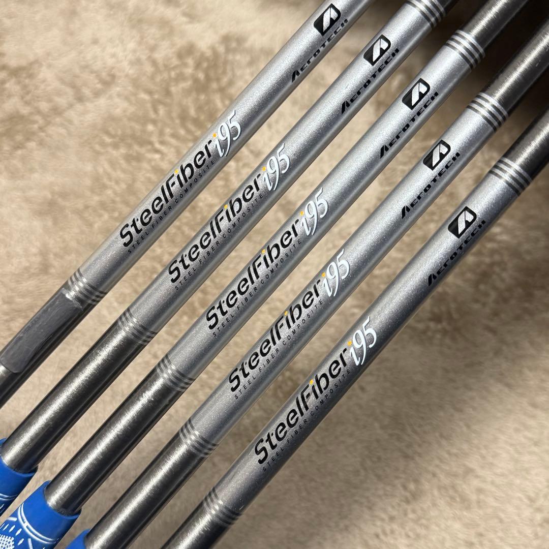 スチールファイバー i95 S 5本組 Sフレックス アイアン用シャフト