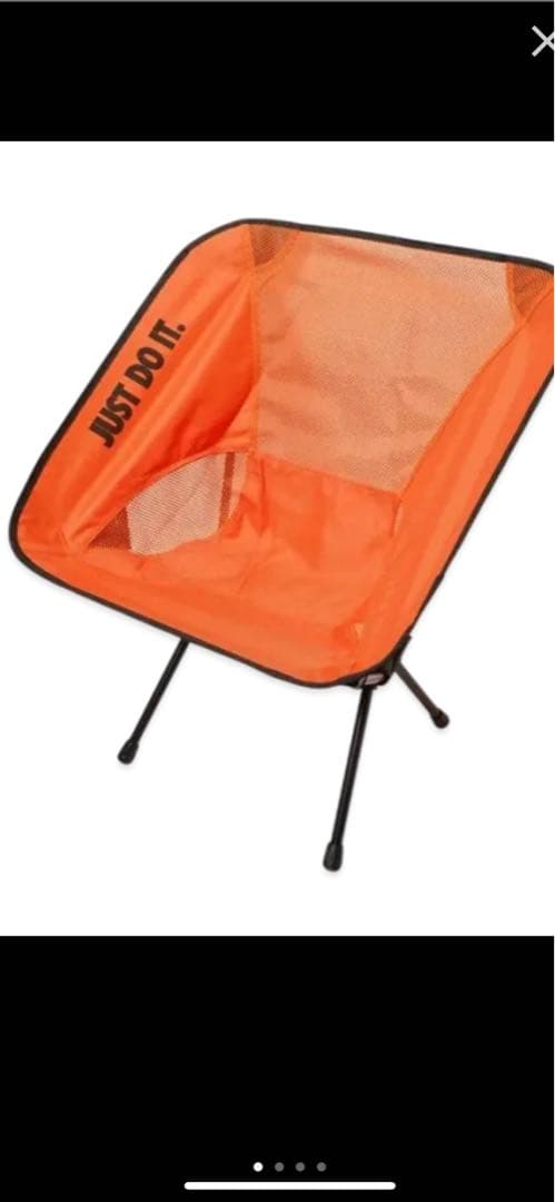 NIKEキャンピングチェア新品オレンジFOLDING CAMPINGCHAIR