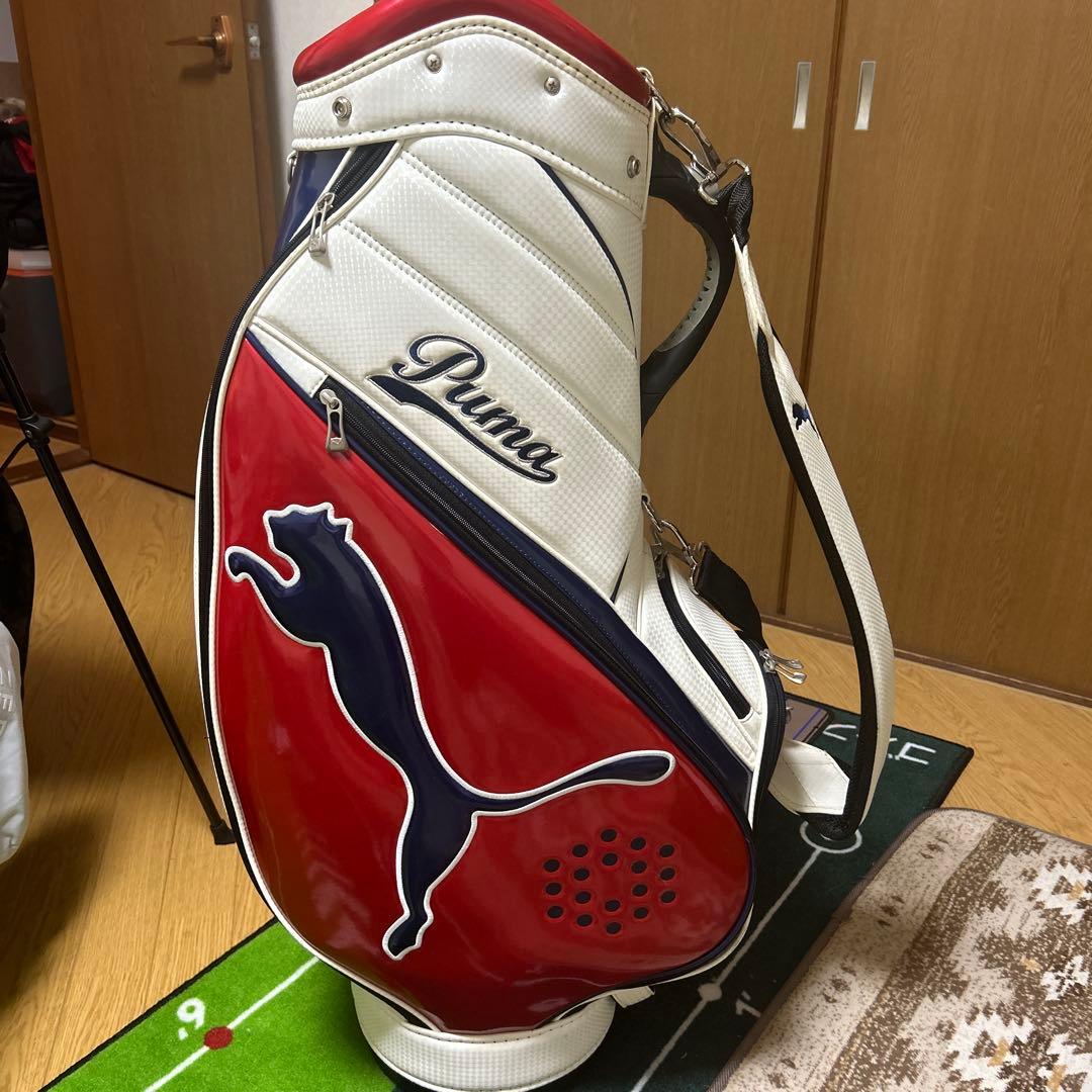 Puma キャディバッグ 赤 白