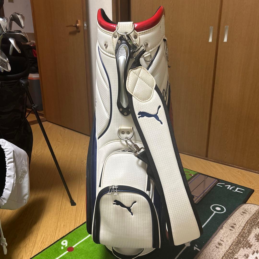 Puma キャディバッグ 赤 白