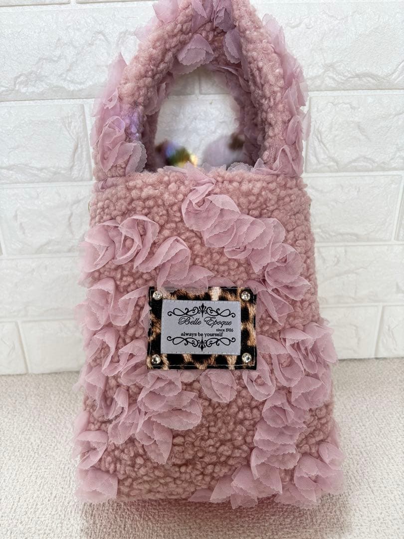 こ*り様 コヤンイサムチョン　サイドファスナーバッグ　ピンクボア　ルミちゃん　ヒ