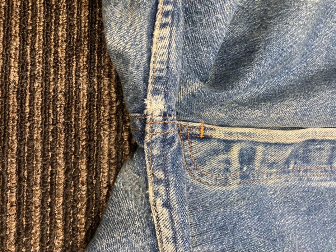 80's USA製 levi's 501 赤耳移行期 金脇割W34L34