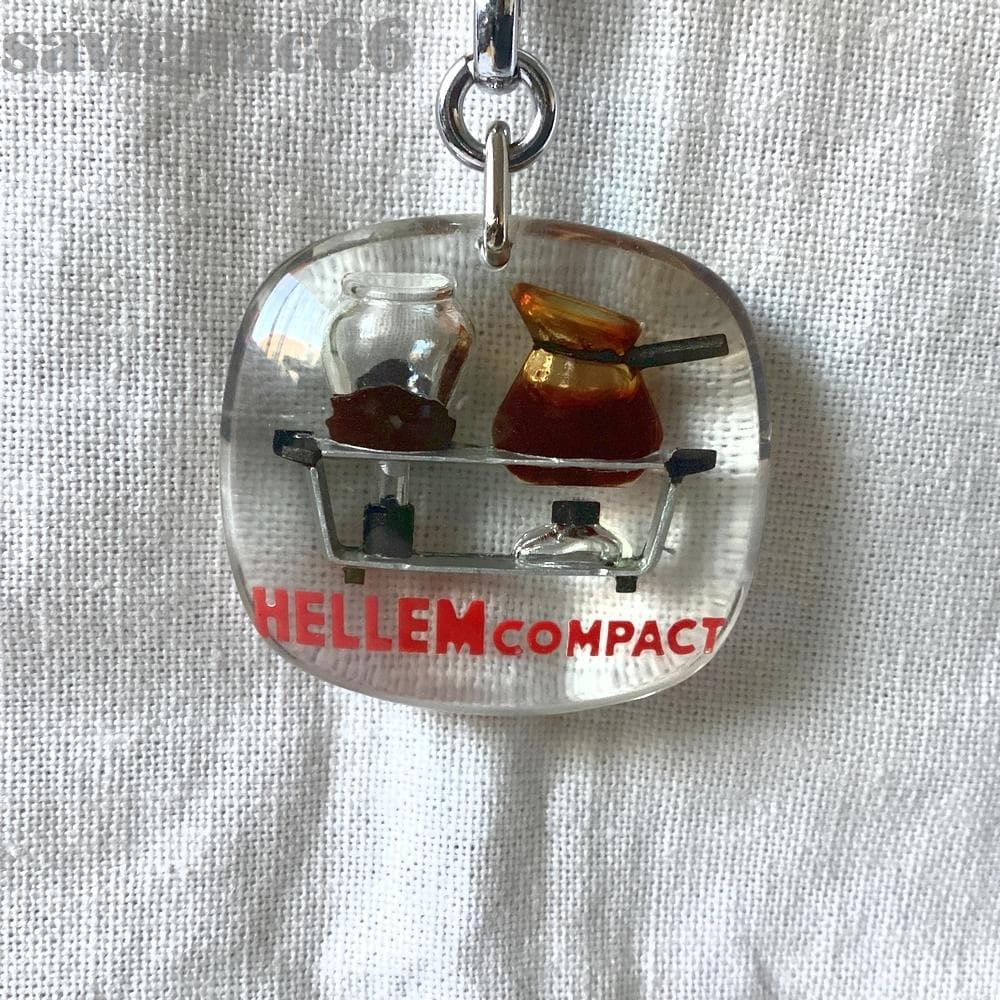 60s フレンチキーホルダー ブルボン HELLEM COMPACT コーヒー