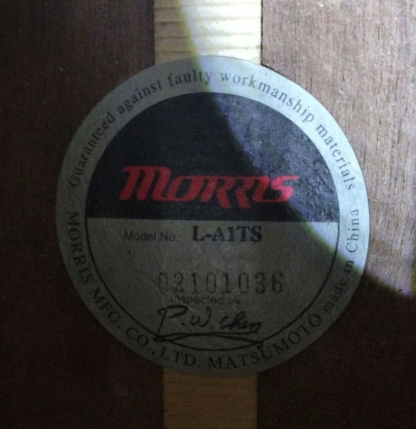 Morris L-A1TS ミニギター ミニアコースティックギター