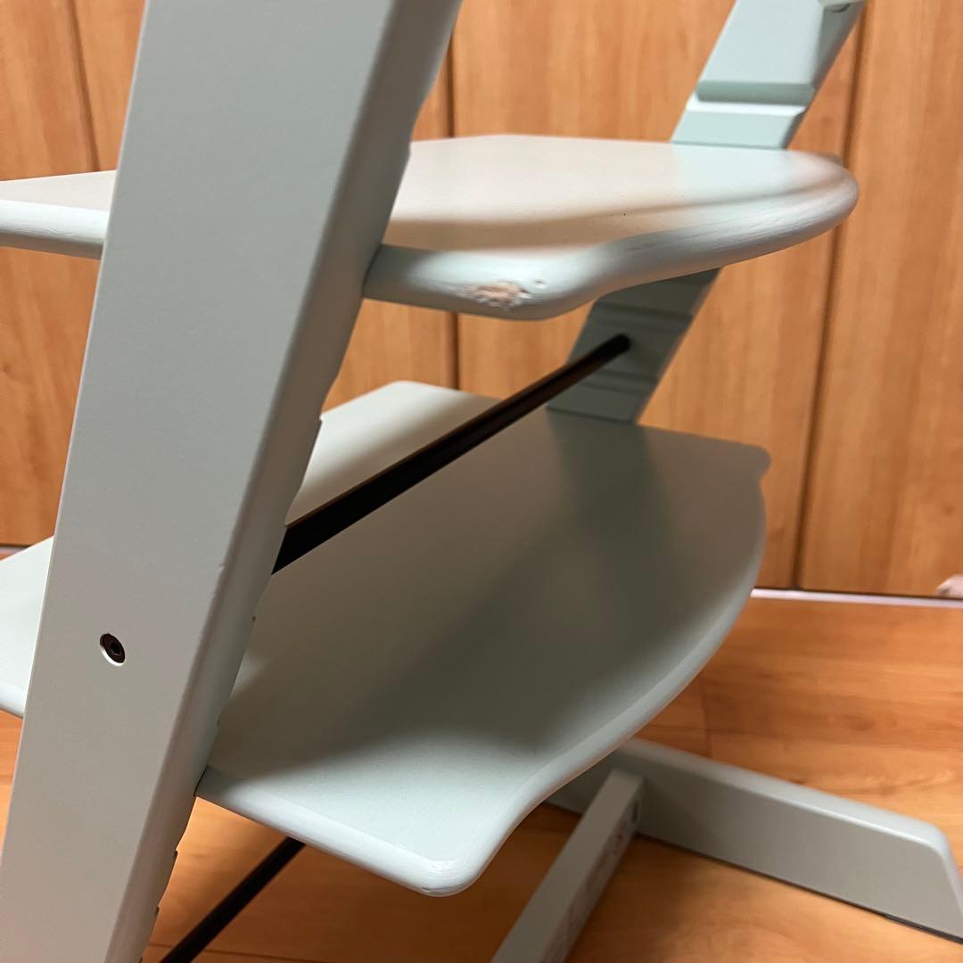 ストッケ　トリップトラップ　シリアル7 s/n7 水色　ベビーチェア