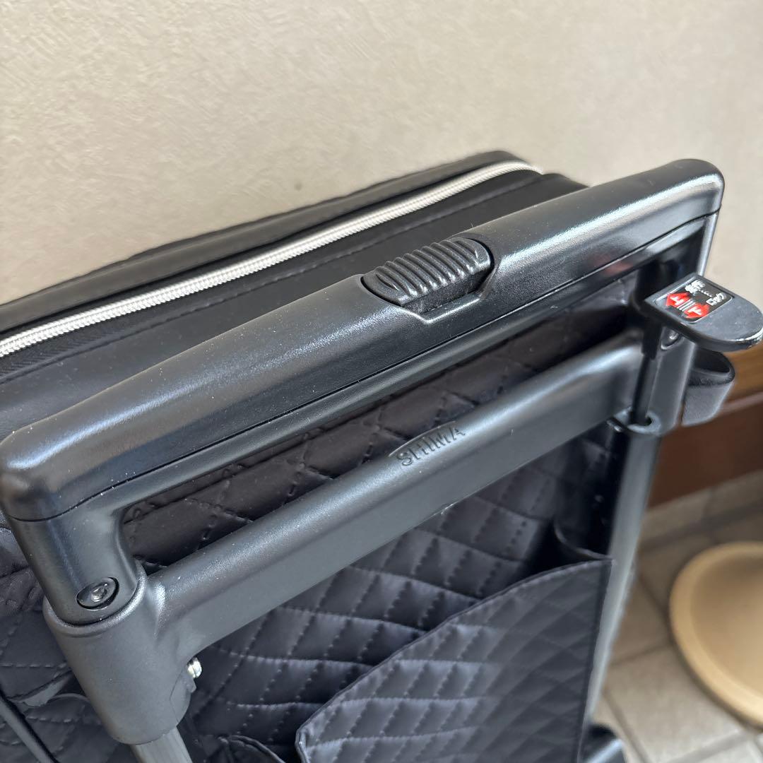 島製作所 メロディ スムーズグランデ キルティングBK シルバーカー