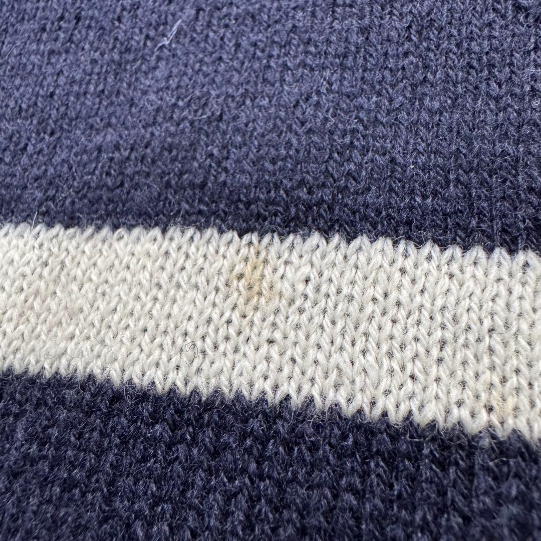 美品　CUNE キューン　腫れぼったいセーター　ネイビー　ホワイト　ウール　M