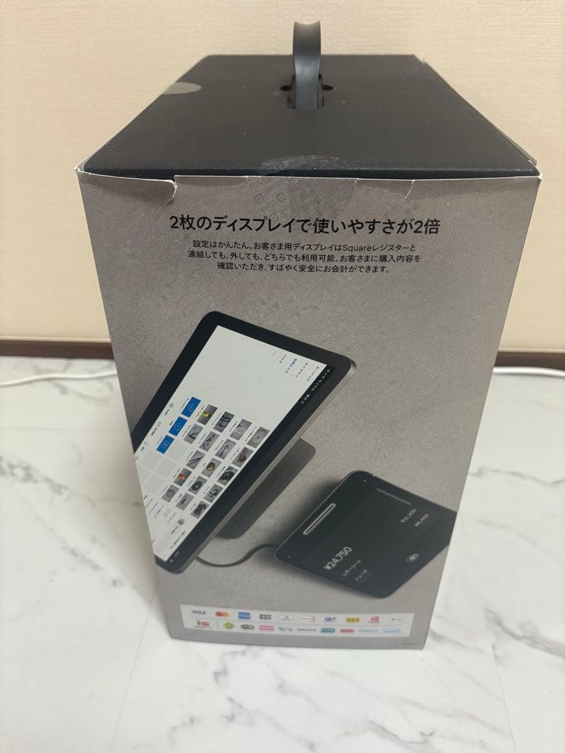Square レジスター 2枚ディスプレイ