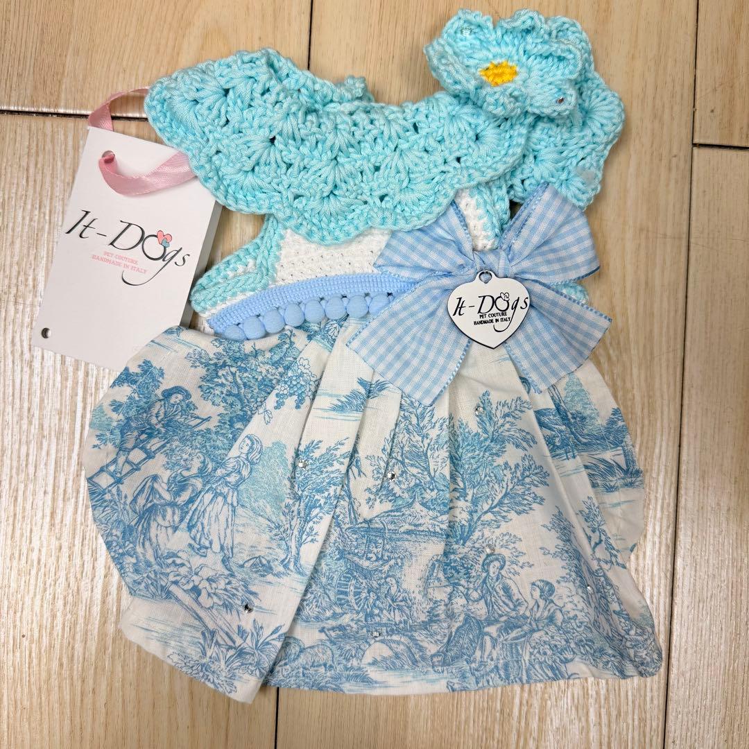 新品未使用　It Dogs 2023 Summer トワルドジュイドレス　水色