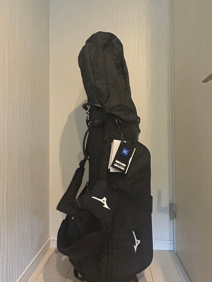 Mizuno ブラック キャディバッグ 軽量タイプ　ゴルフバッグ