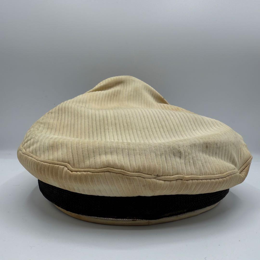 ⭐️希少⭐️ ドイツ空軍 士官用制帽 鷲章 58 白地 ヴィンテージ 軍物