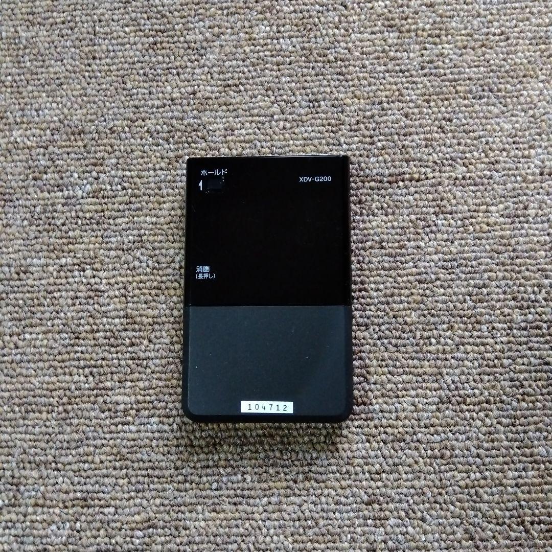 SONY ワンセグTV対応 FMステレオ/AMラジオ XDV-G200(B)