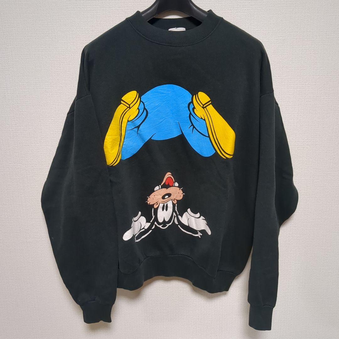 90s USA製 グーフィー　逆さま　ブラック　XL