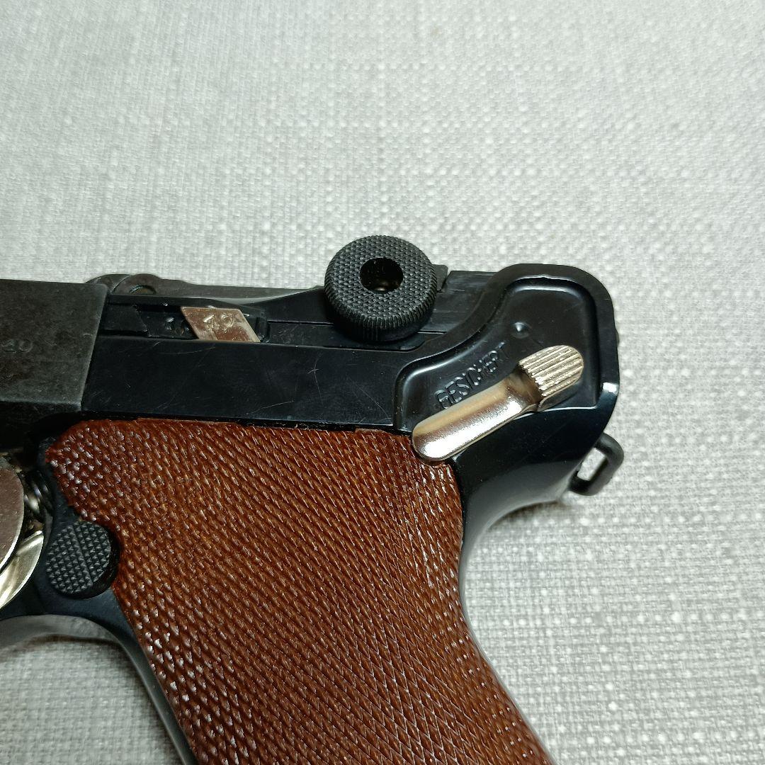 ポイント製 コッキングエアガン ルガーP08 トイガン 18才以上用