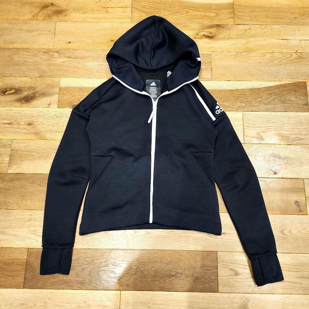 美品✨アディダス スポーツウェア　セットアップ　フーディー　ジップアップ　L