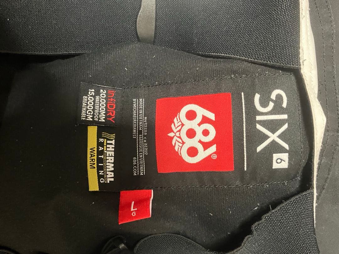 SIX HAMMER BIB SIX限定ライン　686