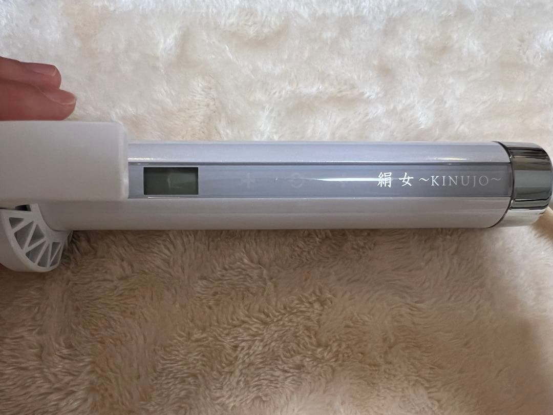 KINUJO カールアイロン 32mm ホワイト　絹女