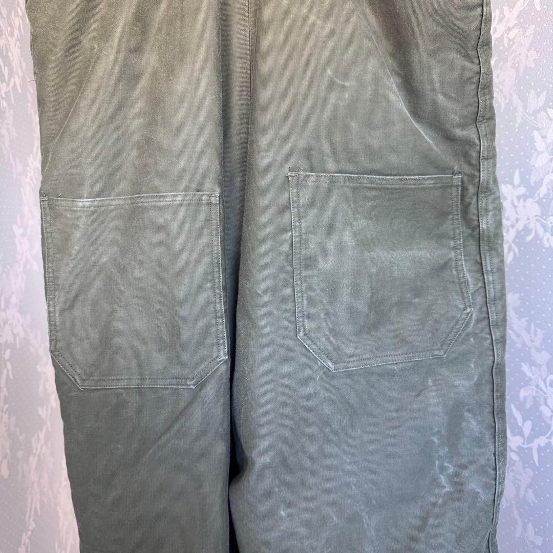 米軍実物50S U.S.NAVY N-1 デッキパンツ M オーバーオール