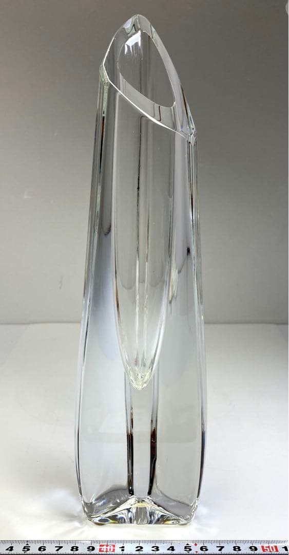 専用　☆洋3バカラ　フラワーベース　高さ32.8㎝　タエサ　東Y6-1120①