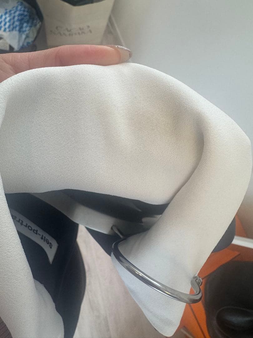 セルフポートレイト　切り替えワンピース