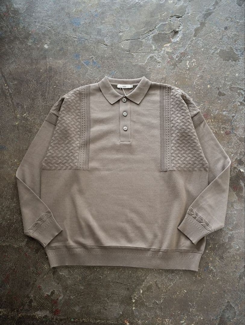 YASHIKI 22AW ニットポロ