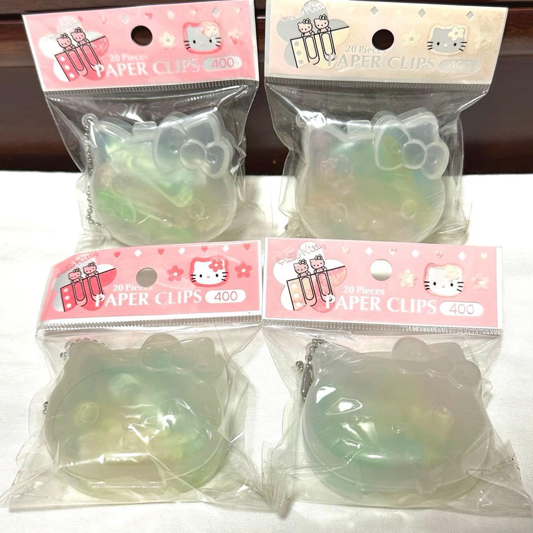 希少品　サンリオ　ハローキティ　平成レトロ　1997年　ペーパークリップ　セット
