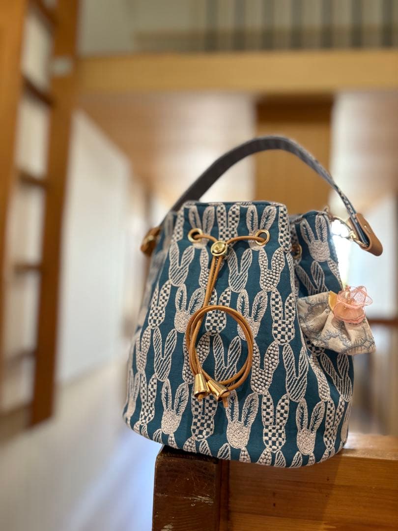 ミナペルホネン◇ハンドメイド◇マールた巾着bag