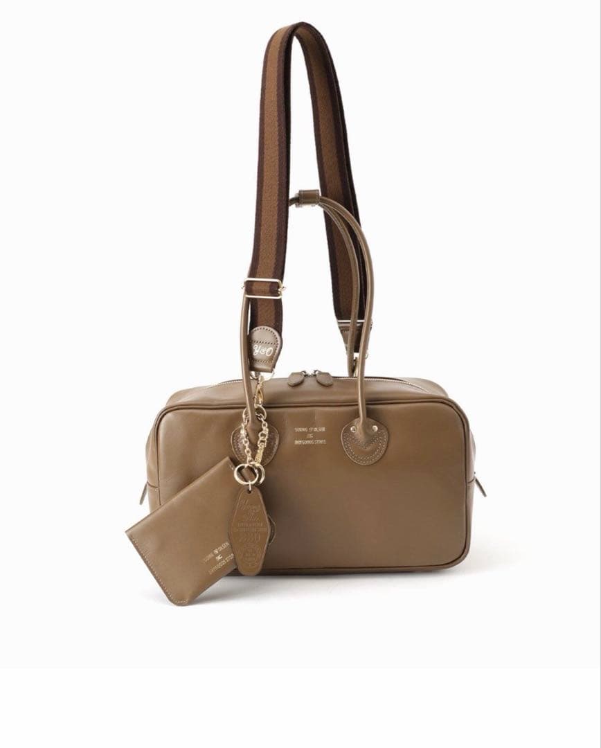 FRAMeWORK YOUNG&OLSEN 別注スムースレザー　バッグ　ブラウン