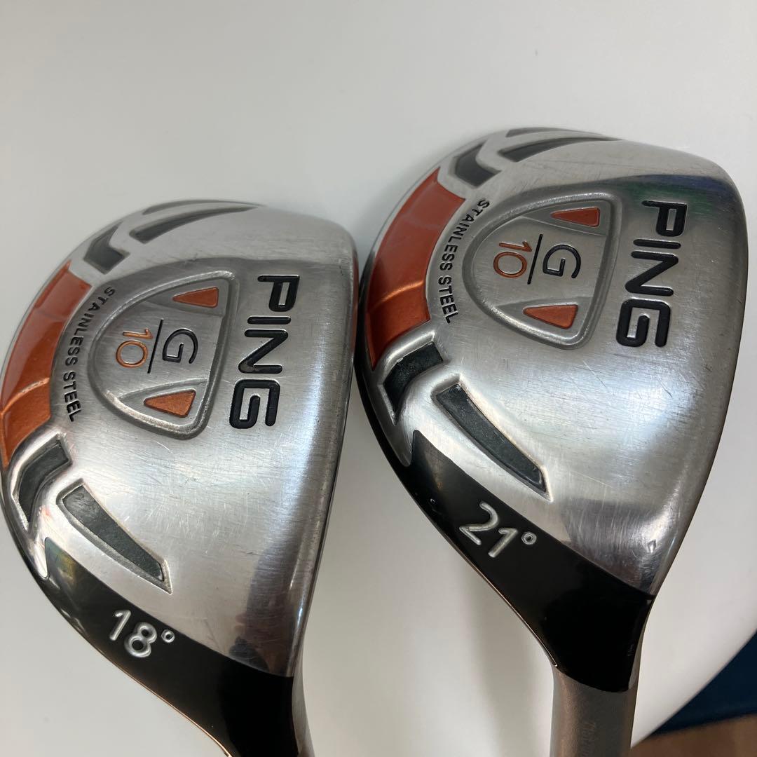 G10 ユーティリティ　18度　21度　２本セット