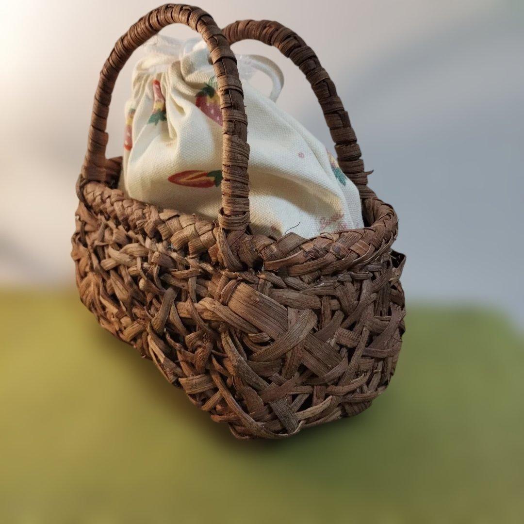 m*♪様 山葡萄やたら編みランチバッグ