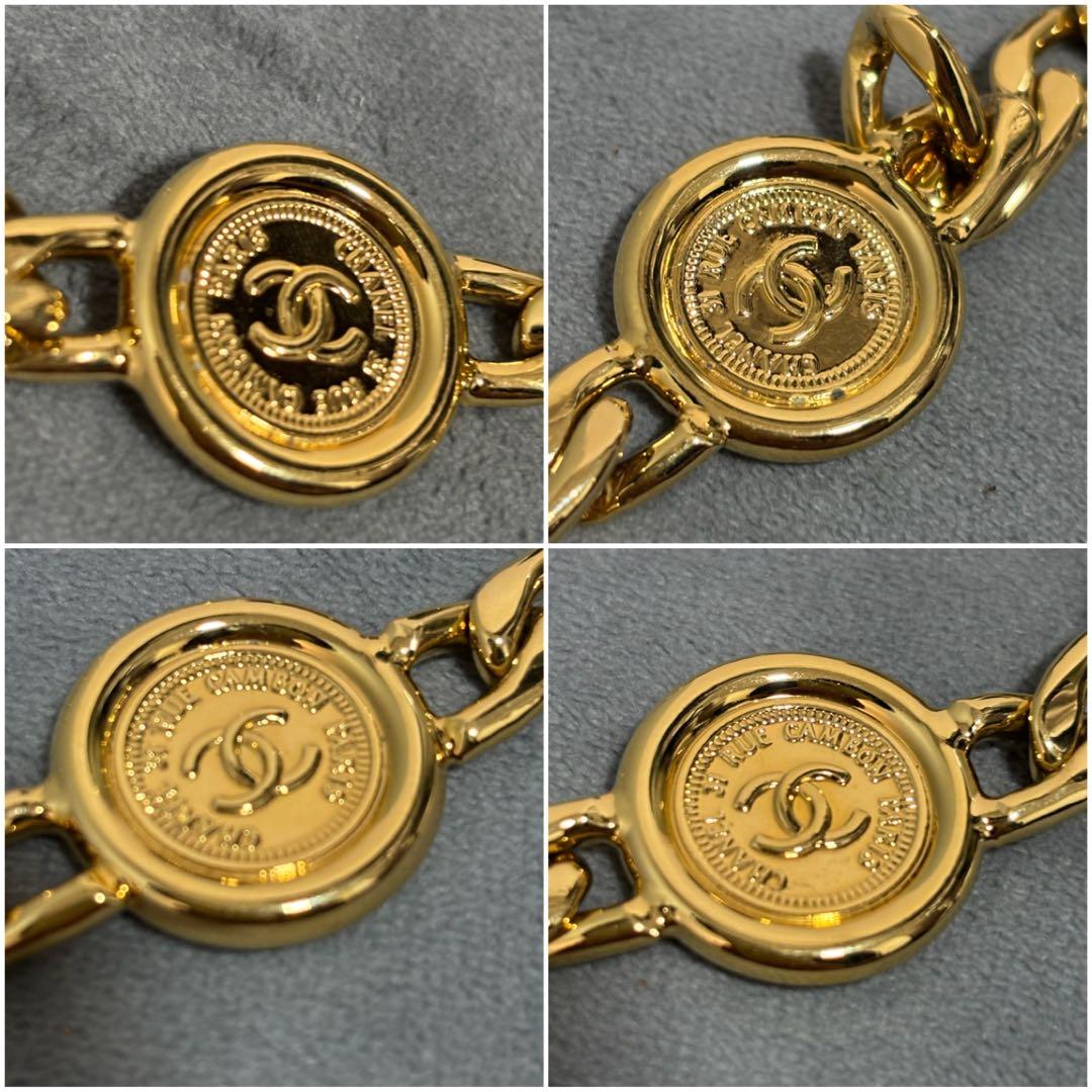 【美品】シャネル CHANEL ベルト ココマーク ヴィンテージ　チェーンベルト