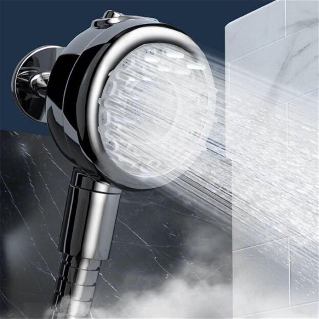 シャワー ヘッド 3機能 スパ シャワーヘッド ヘッドスパ ブラック バス用品