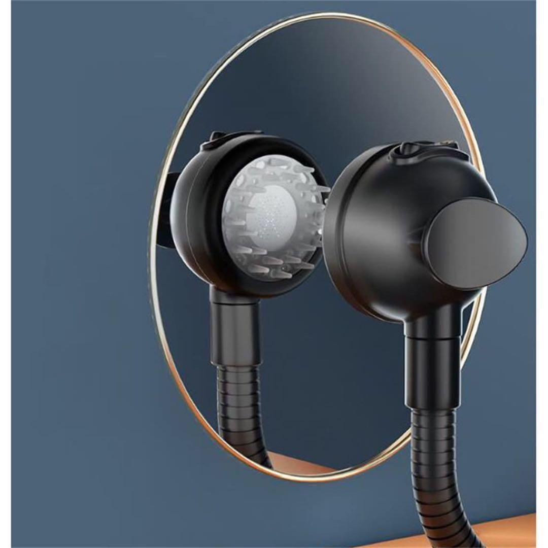 シャワー ヘッド 3機能 スパ シャワーヘッド ヘッドスパ ブラック バス用品