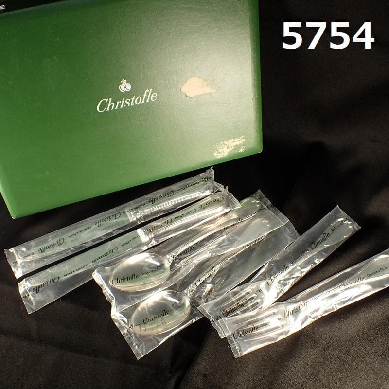 RU-5754 未使用　クリストフル　ディナーセット　リュバン 6Pセット