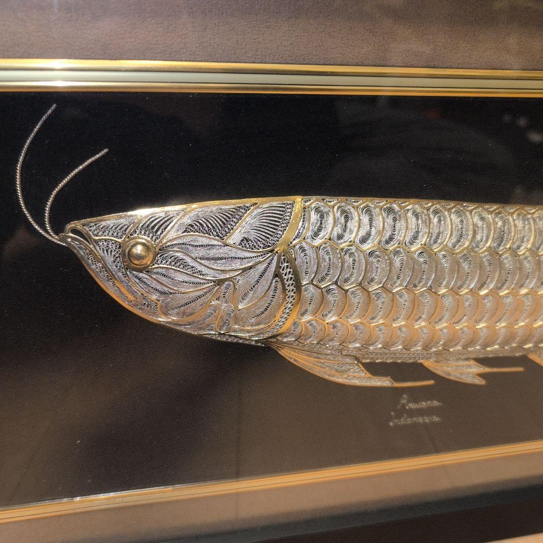 f*n様 アロワナ ワイヤーアート