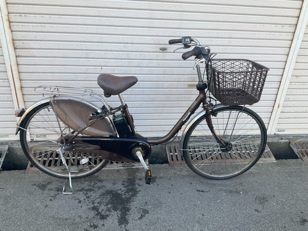 パナソニック最新機種電動アシスト自転車viviDX26インチブラウンボディー