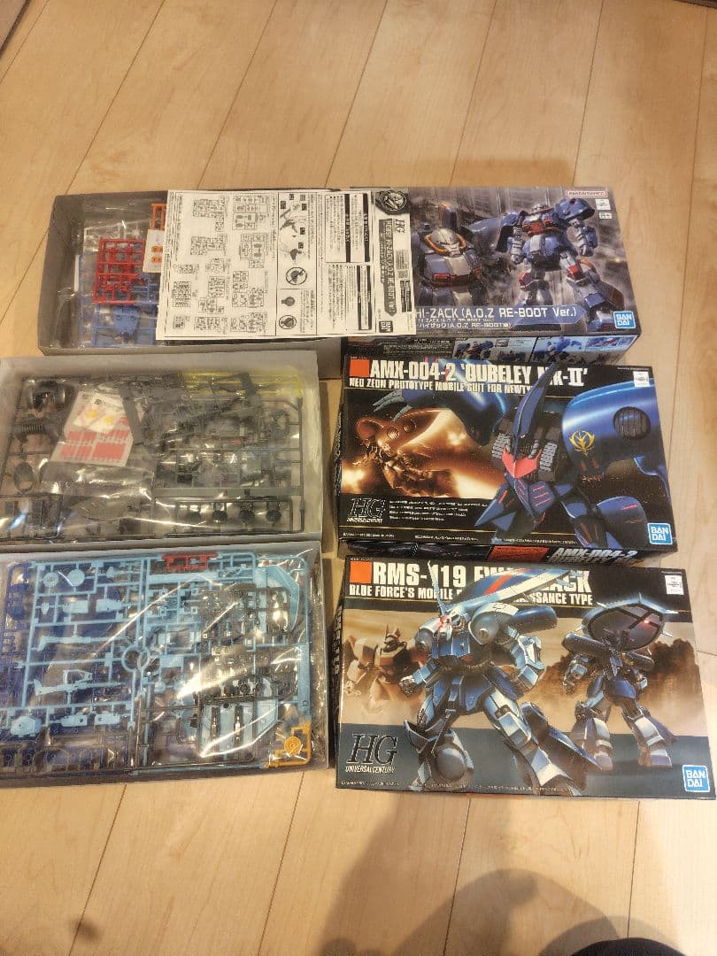 ホビーハイザック、アイザック、キュベレイMK-II （機動戦士ガンダムZZ）