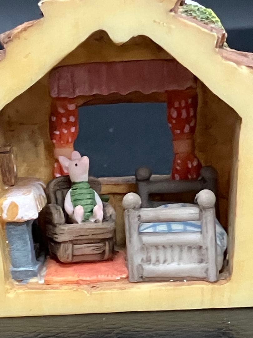 値下！くまのプーさん クラシックプー 100 Acre Wood 置き物 セット