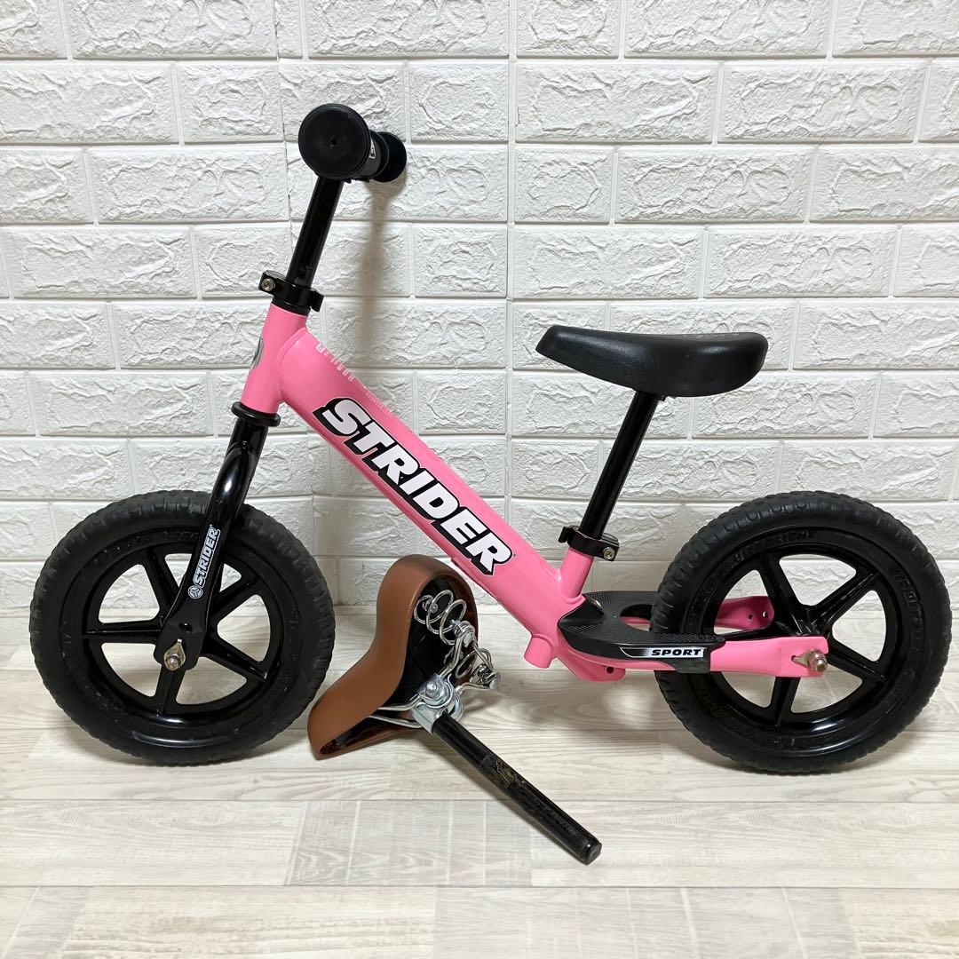 別サドル付き　美品　ストライダー　スポーツ　12インチ　ピンク