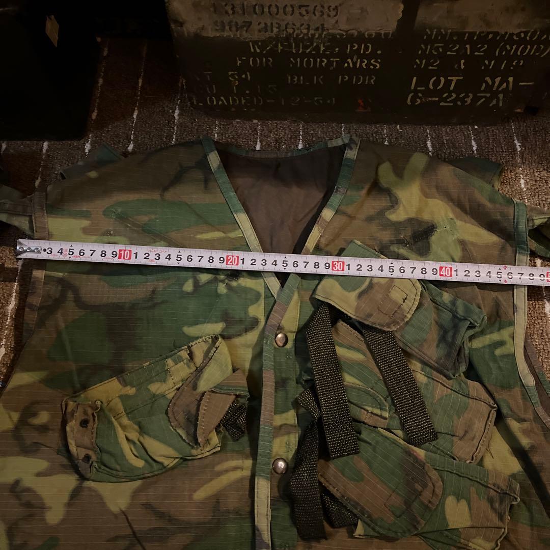 実物生地　ベトナム戦以降　SEALs ベスト　特殊部隊　米軍　補修あり
