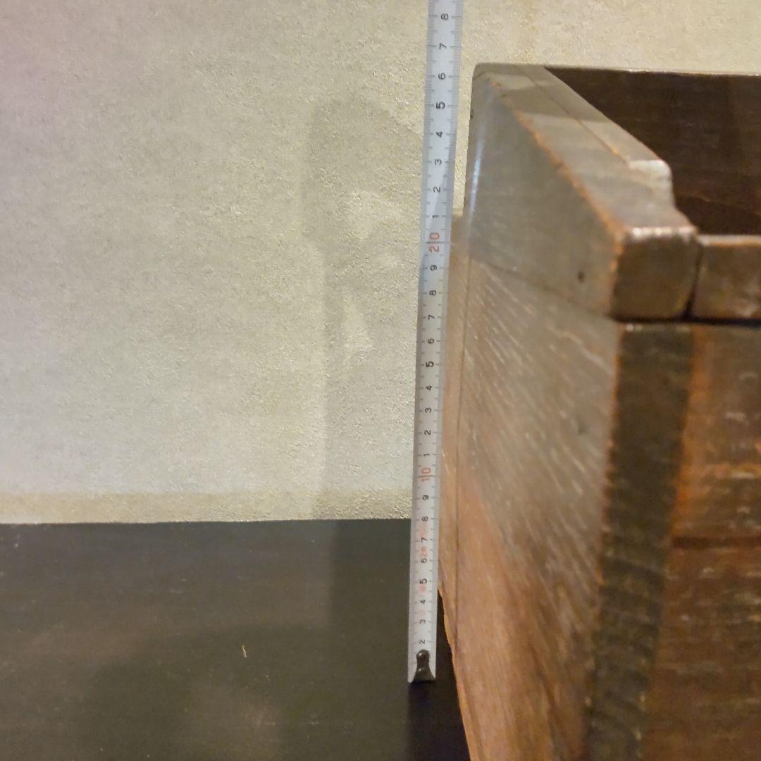 古い銭箱　時代物、銭函　古い鍵付き