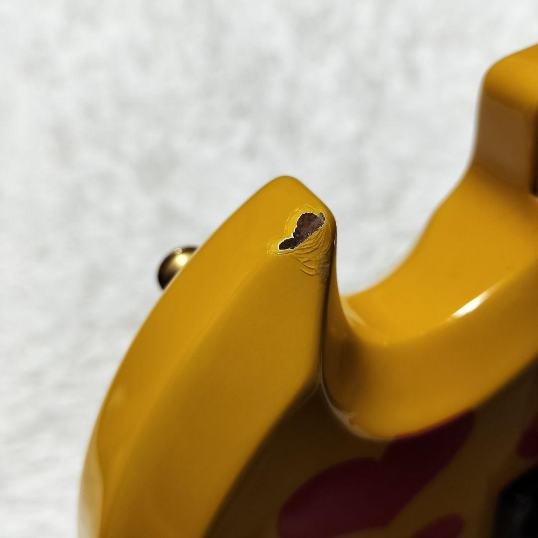 ギター BURNY MG-145S HY YELLOW HEART