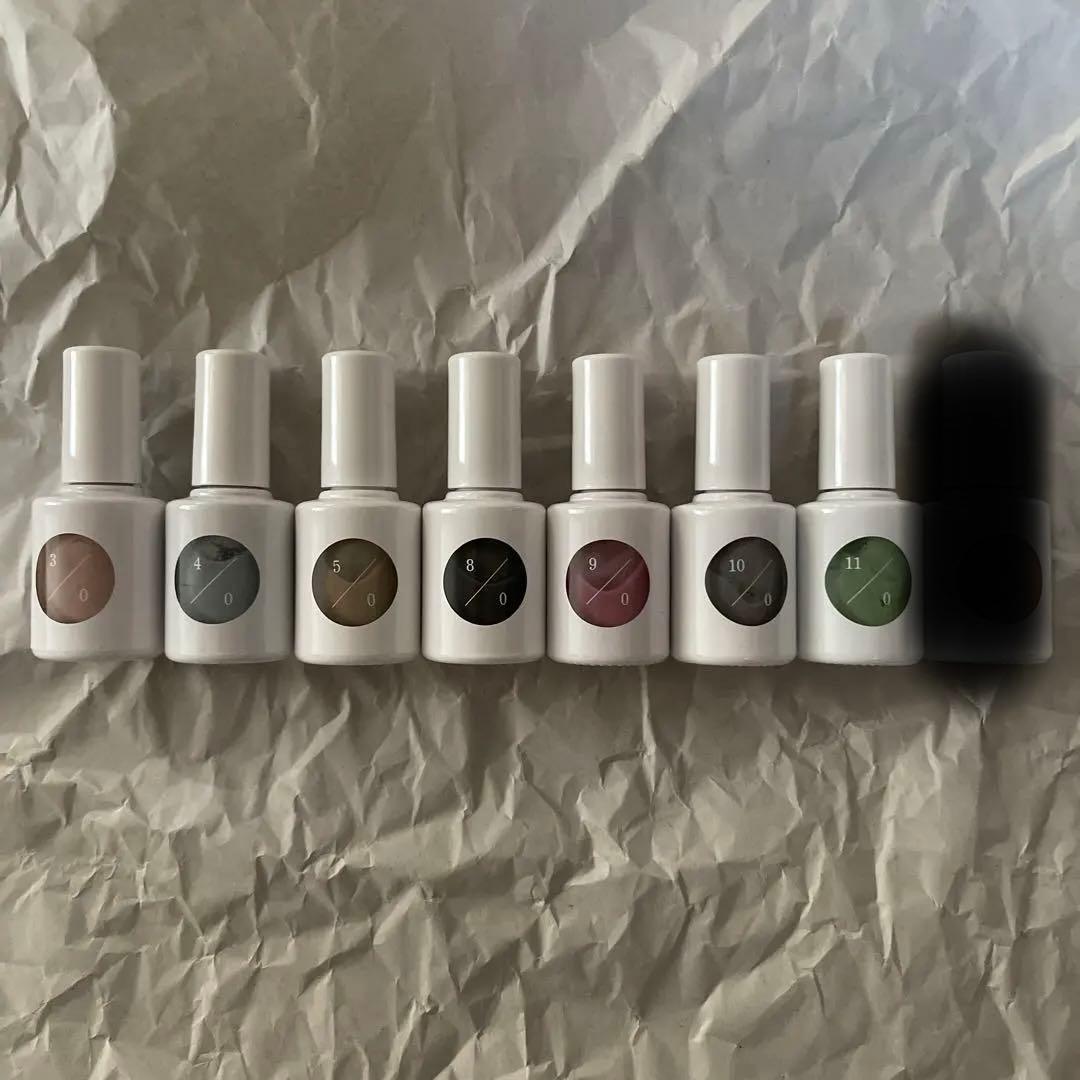 Uka カラーベースコートネイルカラー 8色セット